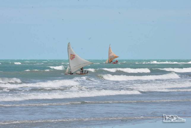 Chegando a Canoa Quebrada, no litoral do Ceará